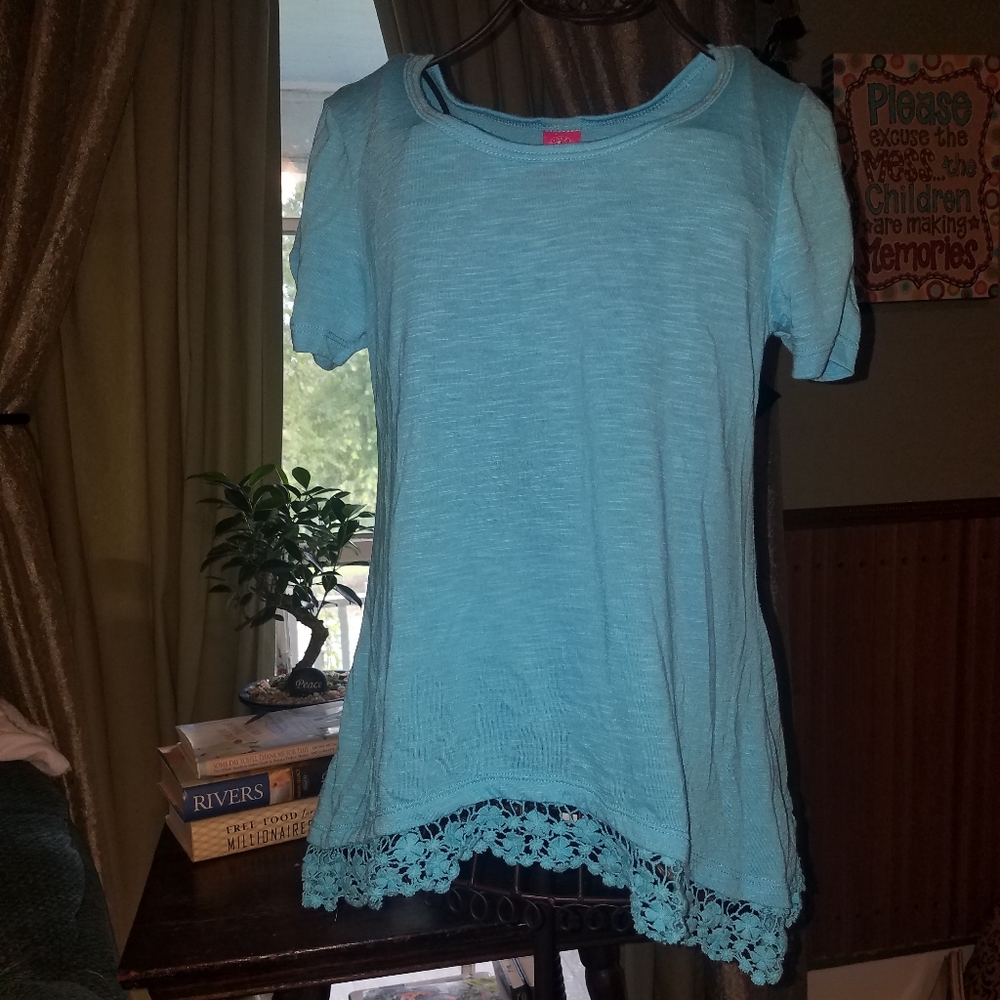 Turquoise blouse